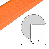 Ochranný profil 2, oranžová, Ø 4 cm × 500 cm